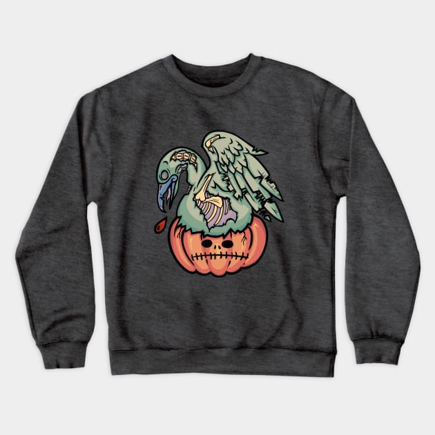 Spooky Pelican - SCA Crewneck Sweatshirt by Hyena Arts